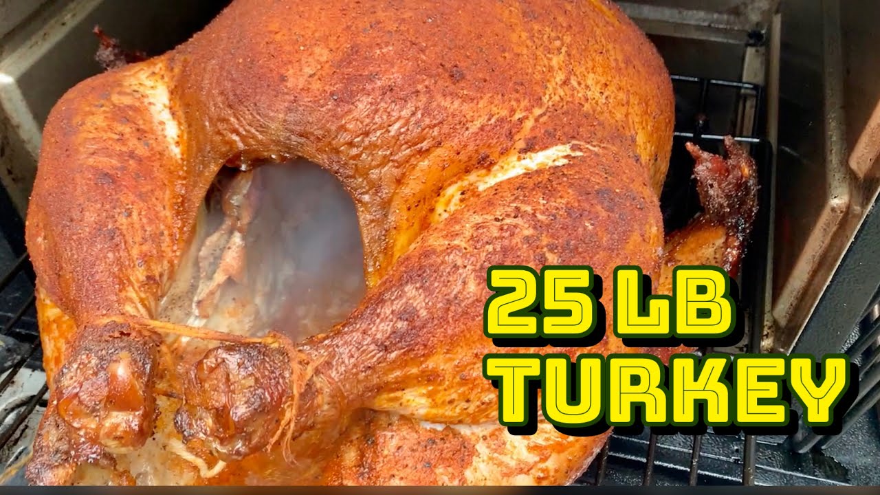 Smoked Turkey on electric smoker PITT BOSS