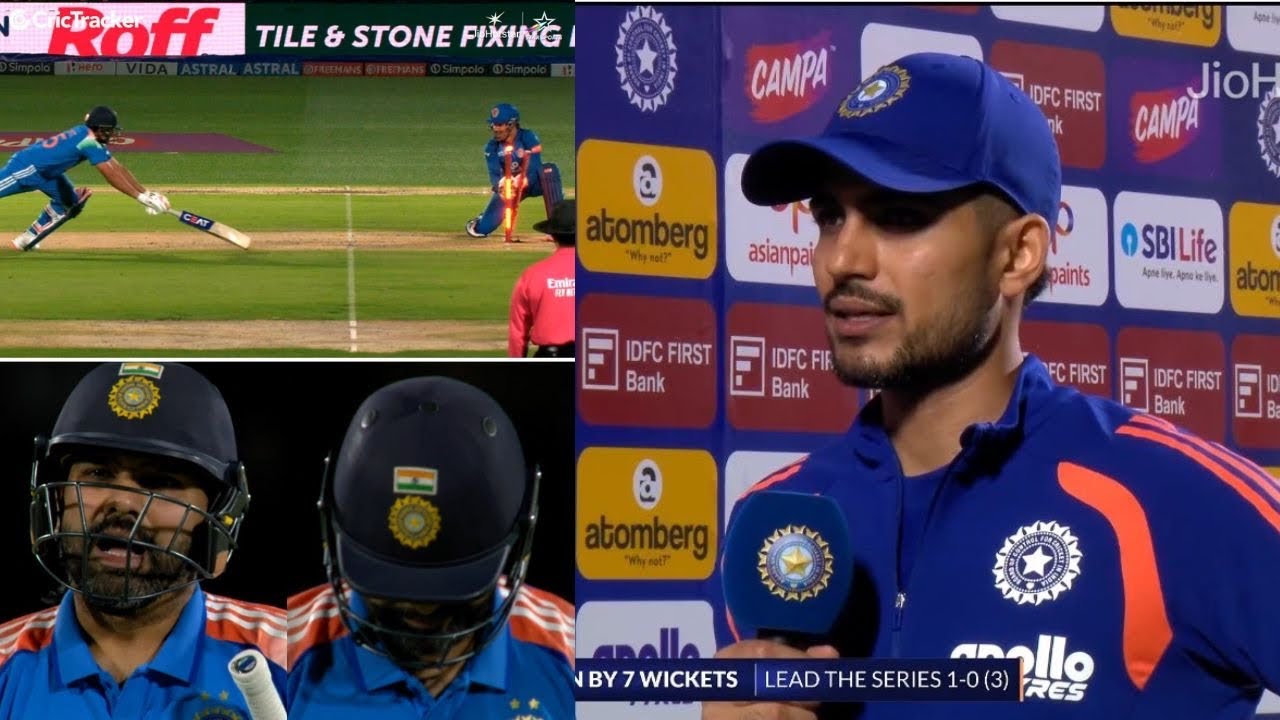 Shubman Gill on Rohit Sharma run out vs AFG