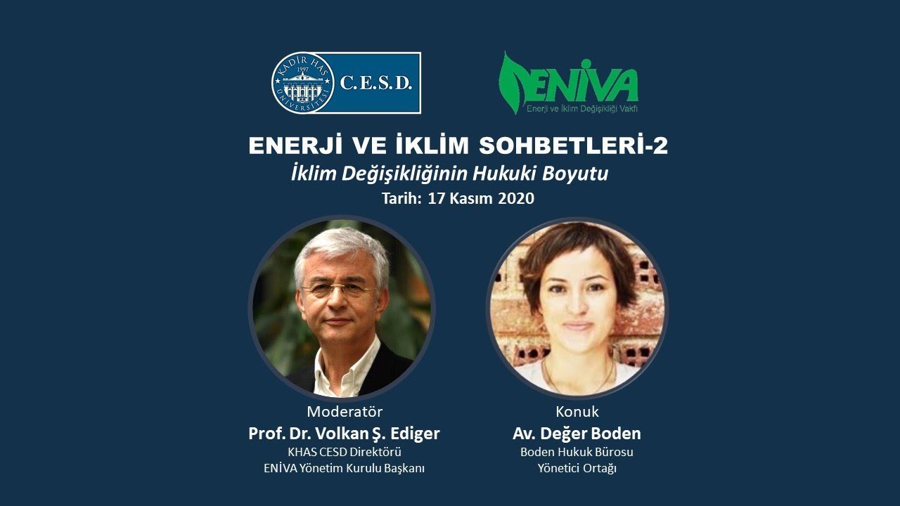Enerji ve İklim Sohbetleri- 2, İklim Değişikliğinin Hukuki Boyutu