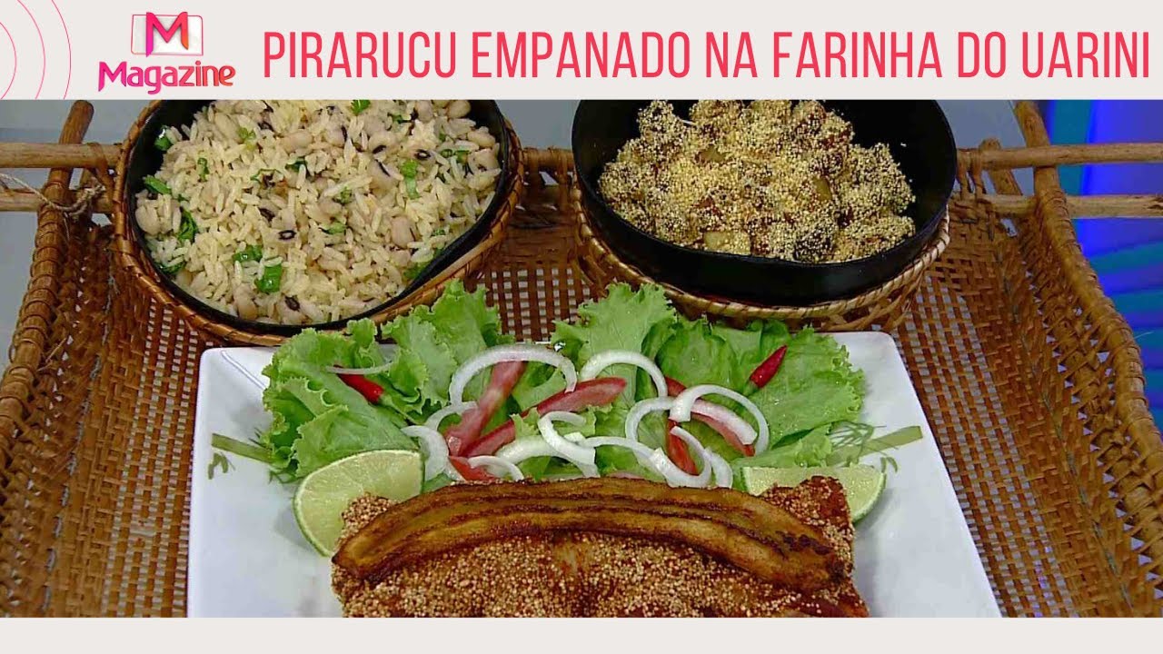 Receita: Como fazer pirarucu empanado na farinha uarini