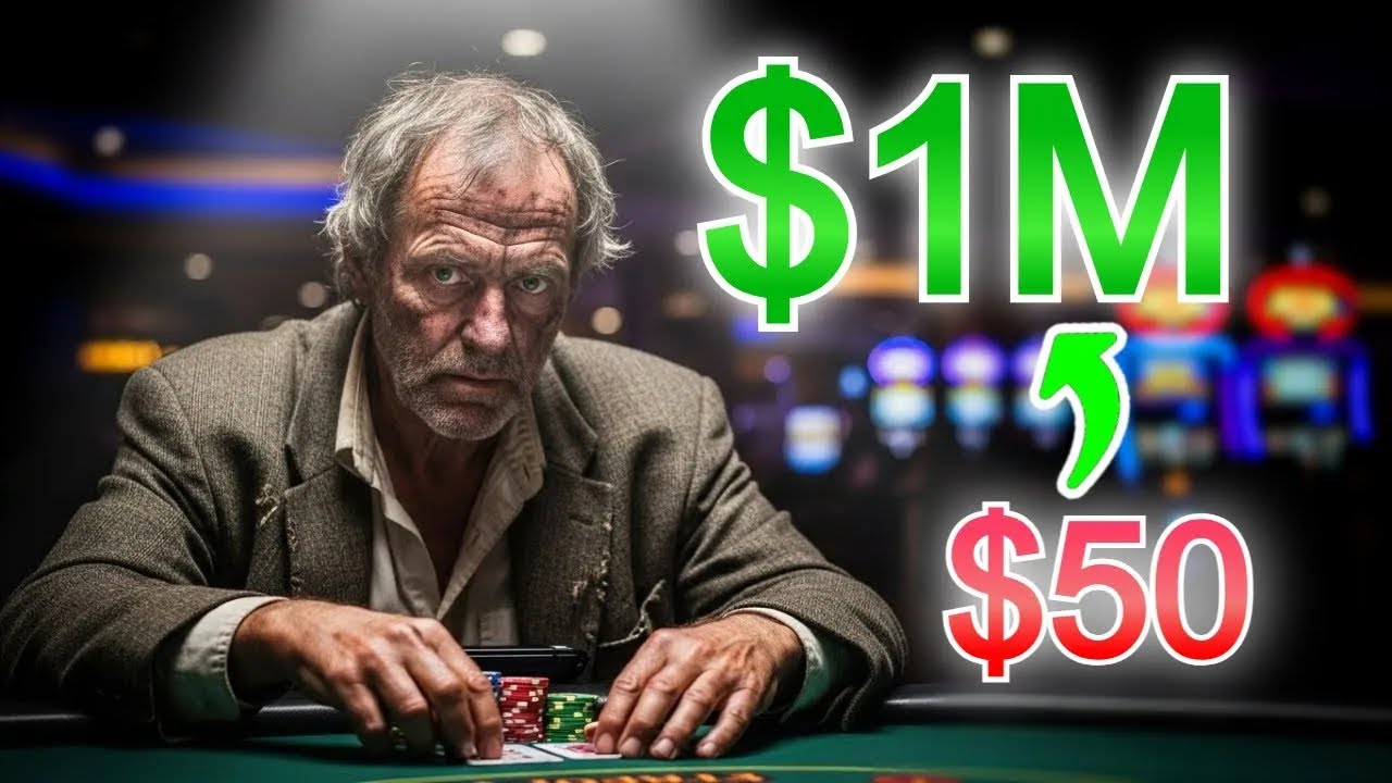 Der OBDACHLOSE, der im CASINO von 50 auf 1 MILLION DOLLAR kam