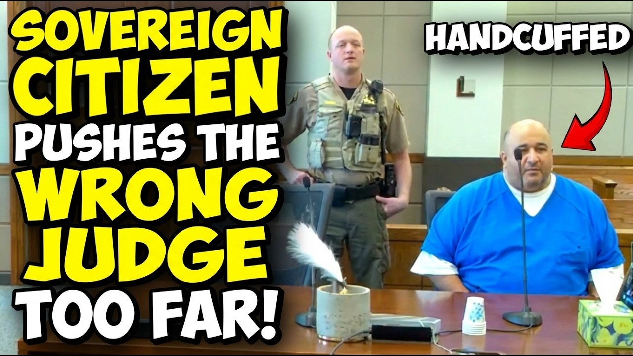 Sovereign Citizen Pushes the Wrong Judge — Instantly Thrown in Jail