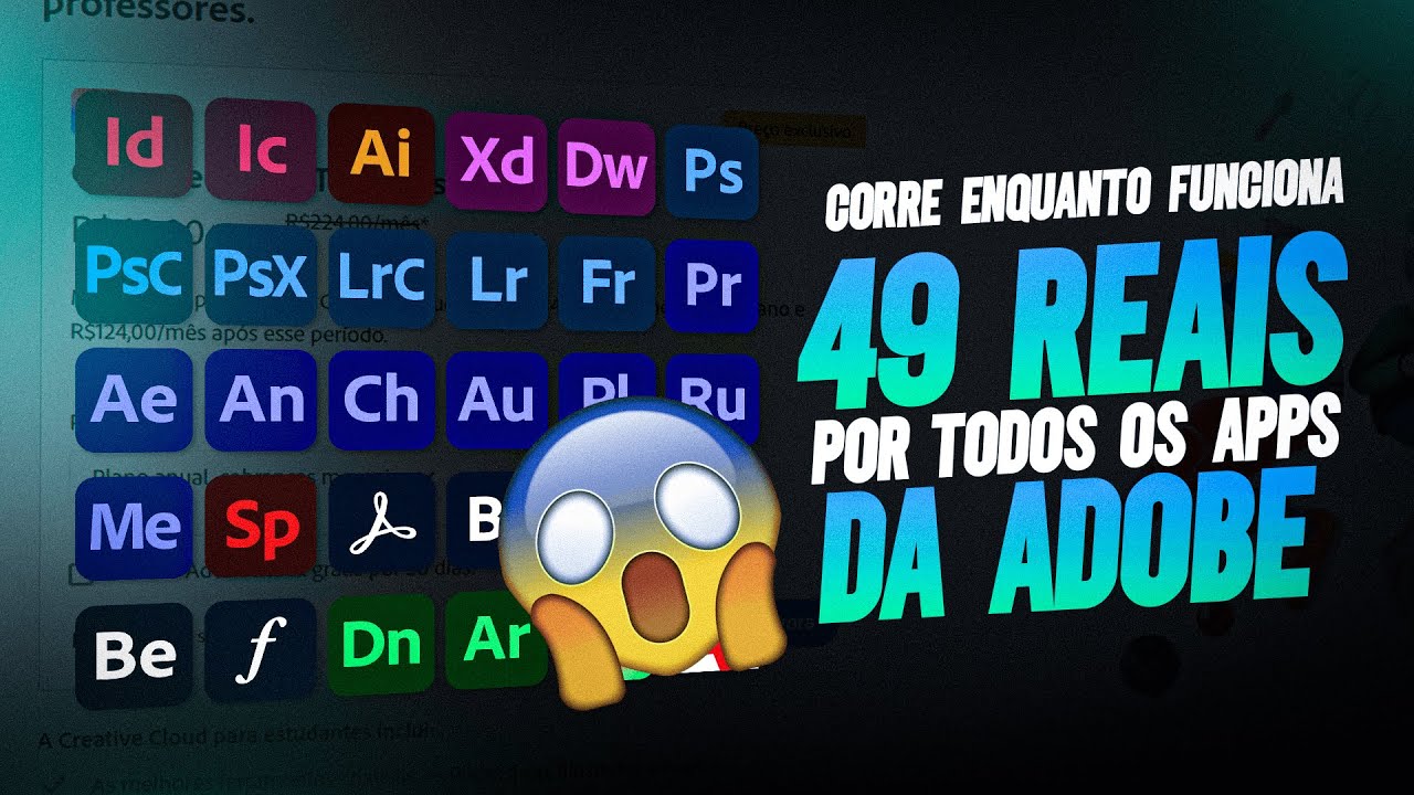 SEGREDO REVELADO | Como pagar 49 reais por todos os apps da Creative Cloud?