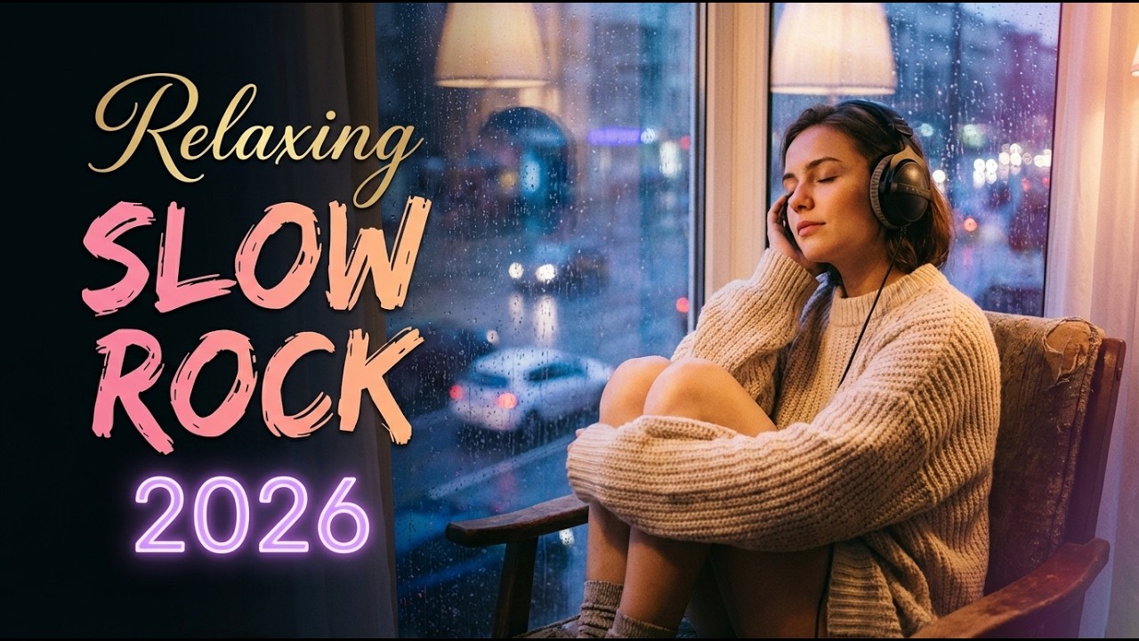 Late Night Slow Rock Chill ✨ | Healing & Relaxing Rock Playlist