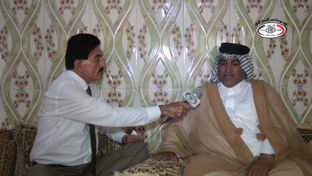 @لقاء الأعلامي مجيد الموسوي مع شيخ عشائر دليم آلصباح الشيخ حسن رحيم شراد راضي العباس
