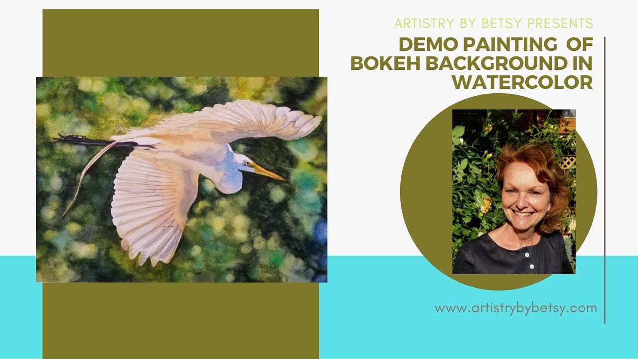 Painting Bokeh Background in Watercolor Full Presentation