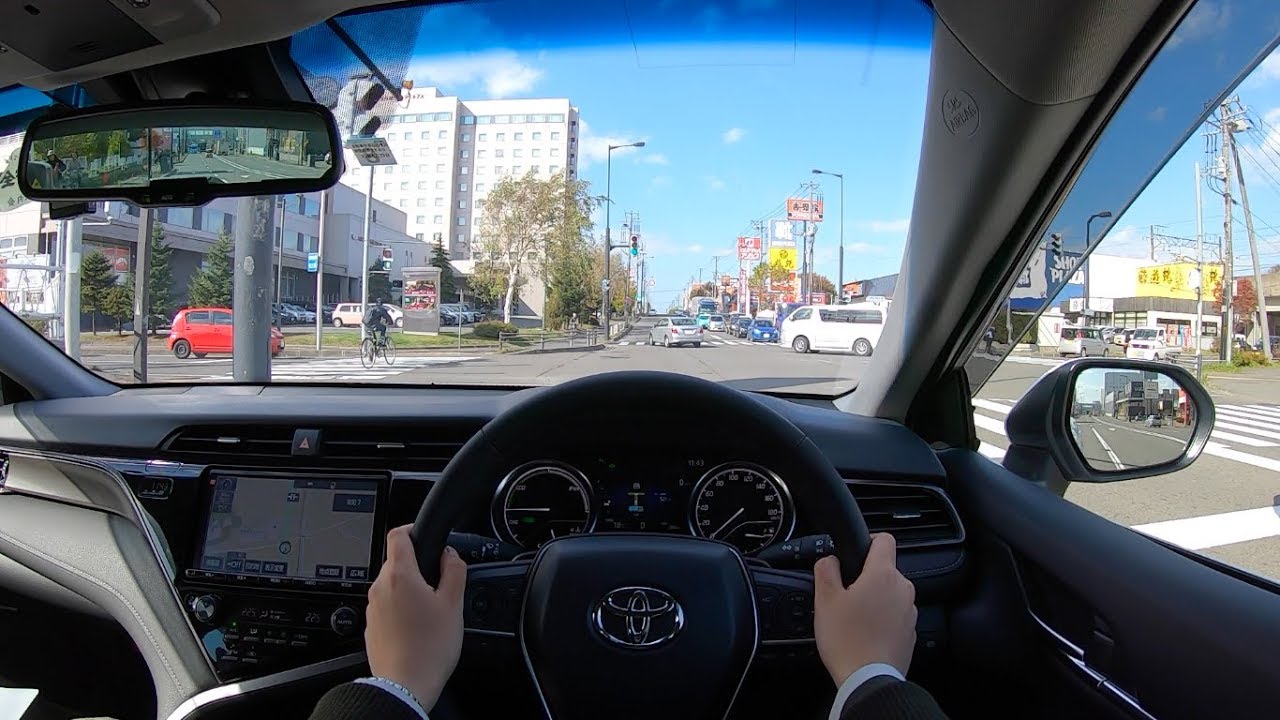 【試乗動画】2018 新型 カムリ ハイブリッド WS FF 市街地試乗