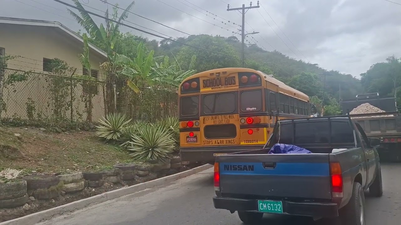 School Bus in Trinityville St.Thomas 