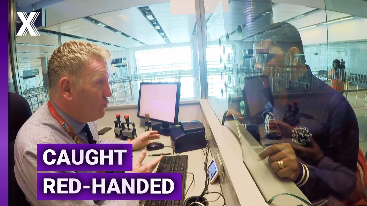 Border Police Catch Stolen Goods On Camera