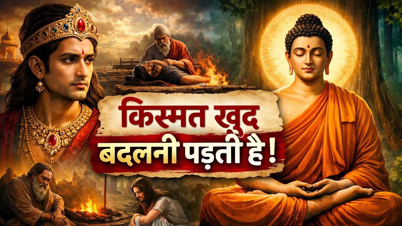 किस्मत खुद बदलनी पड़ती है| Life Changing Story of Gautam Buddha।