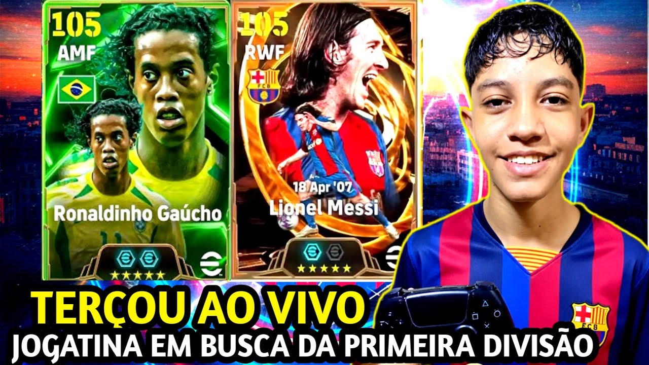 🎮💥eFootball 2026 Terçou Jogando Com Os Craques Em Busca Da Primeira Divisão Ao Vivo!!