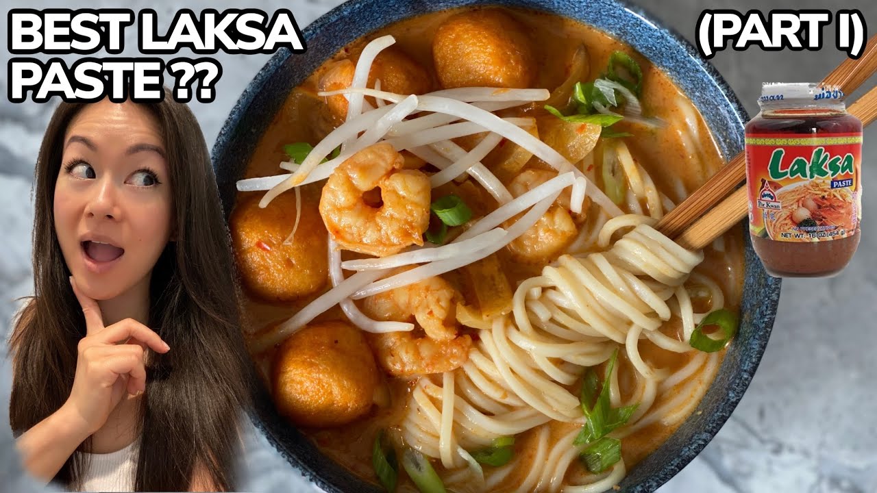 🔍 Hunt for the BEST Laksa Paste! (Part 1 - Por Kwan Laksa Paste Review) 叻沙 | Rack of Lam