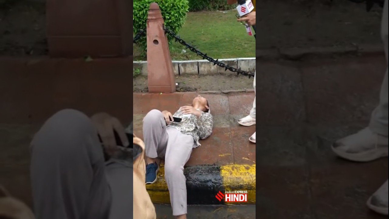 CJP के संसद मार्च, लाठीचार्ज और आंसू गैस के गोलों के बीच एक लड़की को पैनिक अटैक आया