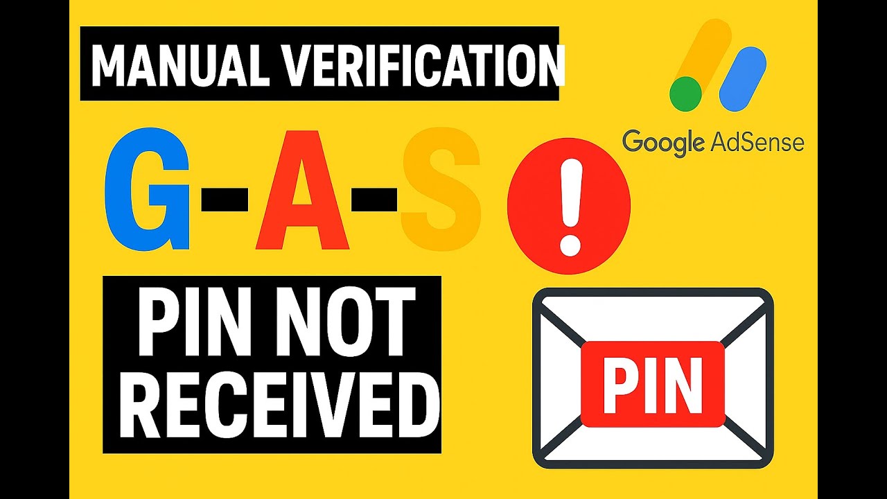 How to Verify Google AdSense Without a PIN