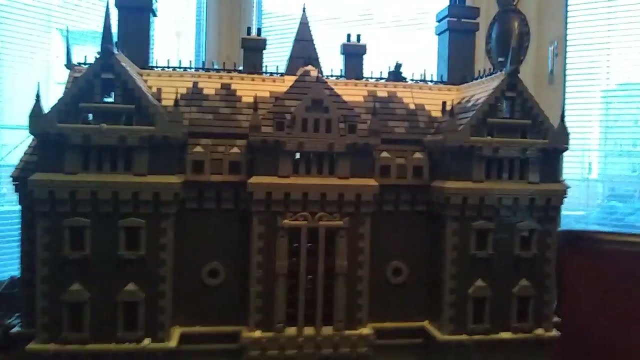LEGO Batcave MOC + Wayne Manor upgrade