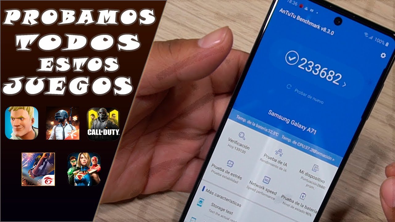 SAMSUNG GALAXY A71│Pruebas EXTREMAS de POTENCIA y RENDIMIENTO