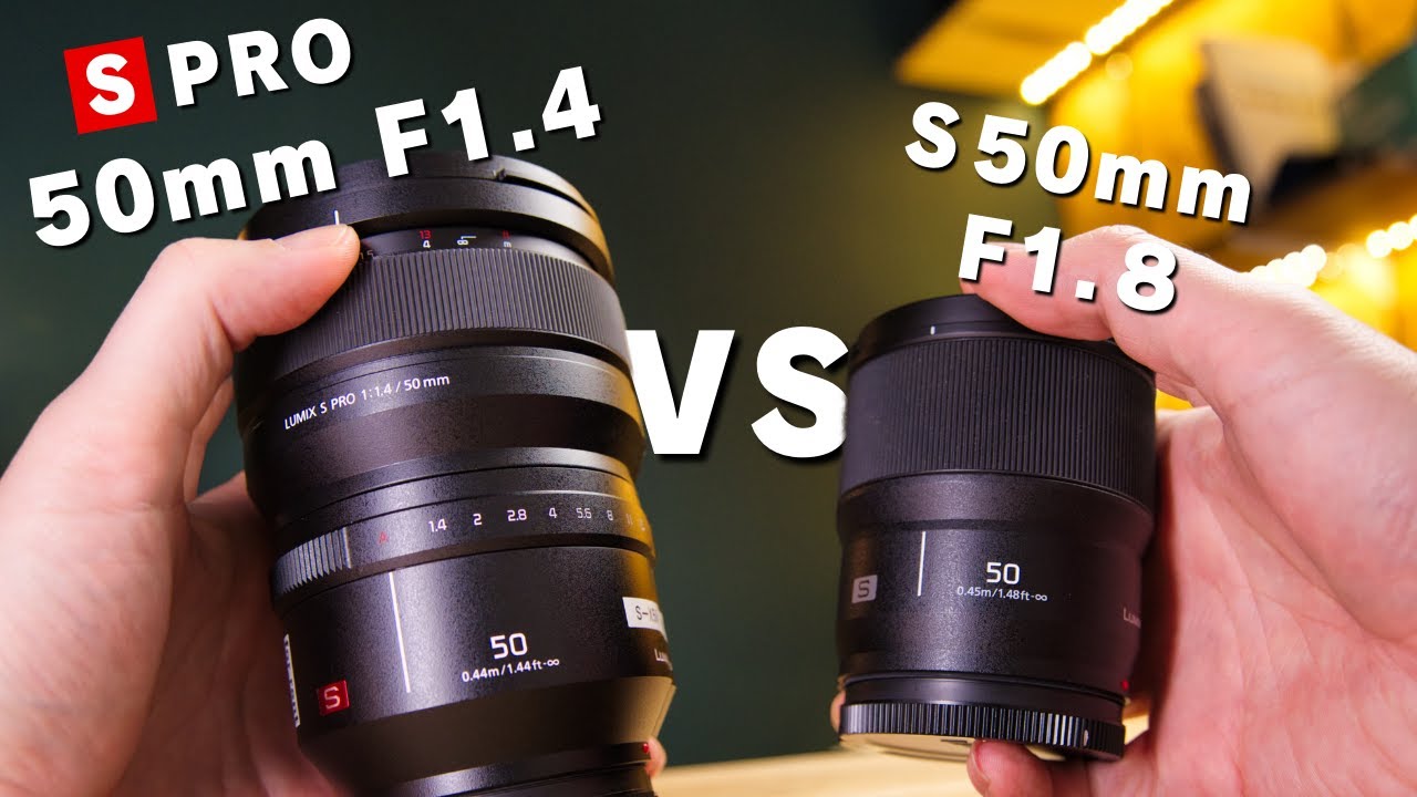 【S Pro 50mmF1.4】本当にLUMIX史上最高なのか！？「S 50mmF1.8」と比較してみる