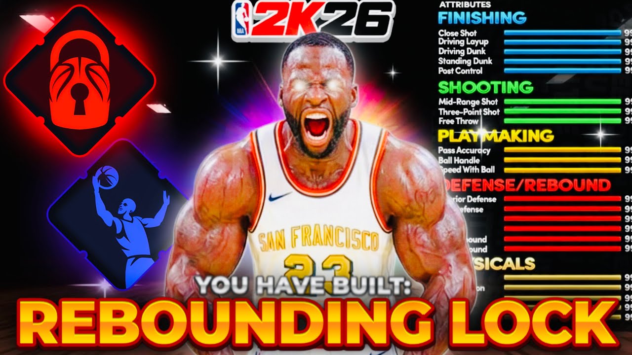 *NEW* REBOUNDING LOCK BUILD in NBA 2K26 is TOXIC! DEMIGOD BUILD NBA 2K26! best build 2k26