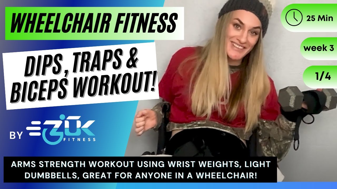 Dips, Traps & Biceps Workout! -  21 Day Challenge - Week 3 Day 1.
