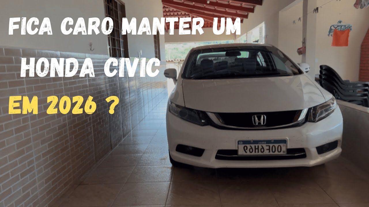 💸Quanto eu preciso ganhar para manter um Honda Civic? O custo REAL de manter um Honda Civic 2015
