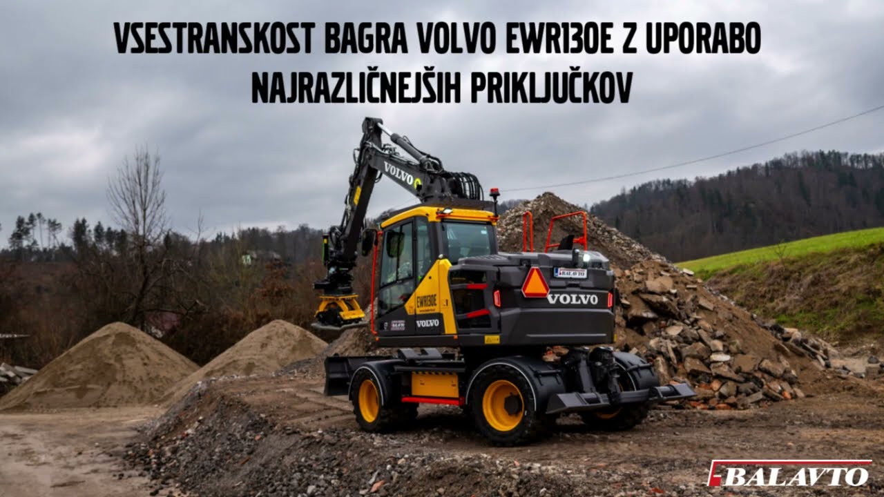 Multifunkcijski bager Volvo EWR130E