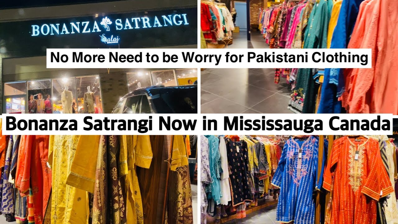 Bonanza Satrangi now in Mississauga Canada ! Jdot Vs Bonanza Satrangi ! Eid Dress
