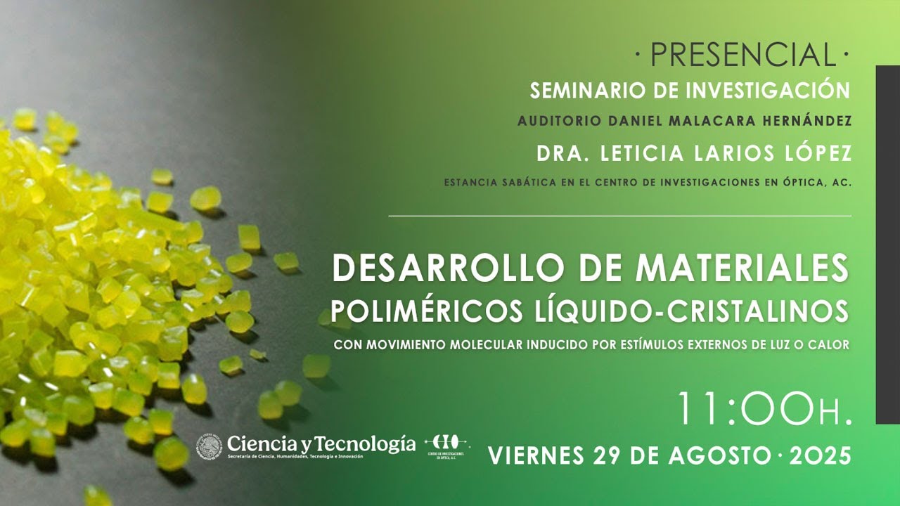 Seminario: Desarrollo de materiales poliméricos líquido-cristalinos.
