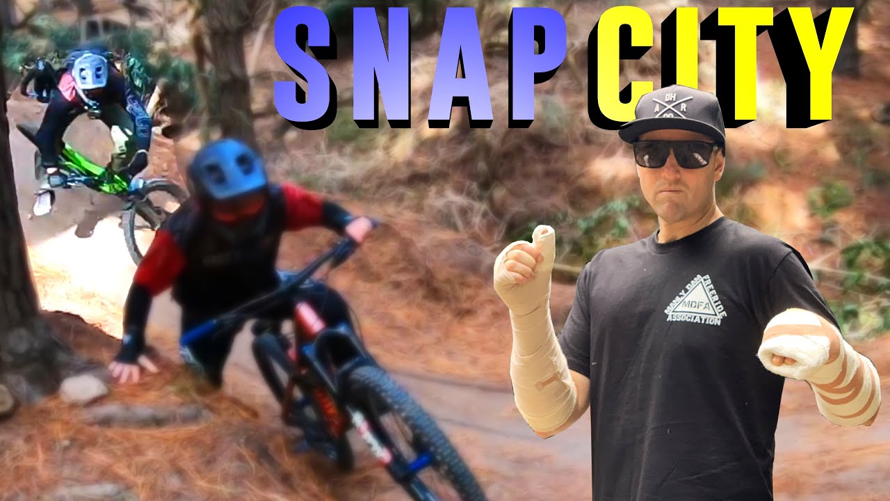 HOW TO BREAK BOTH YOUR HANDS MOUNTAIN BIKING