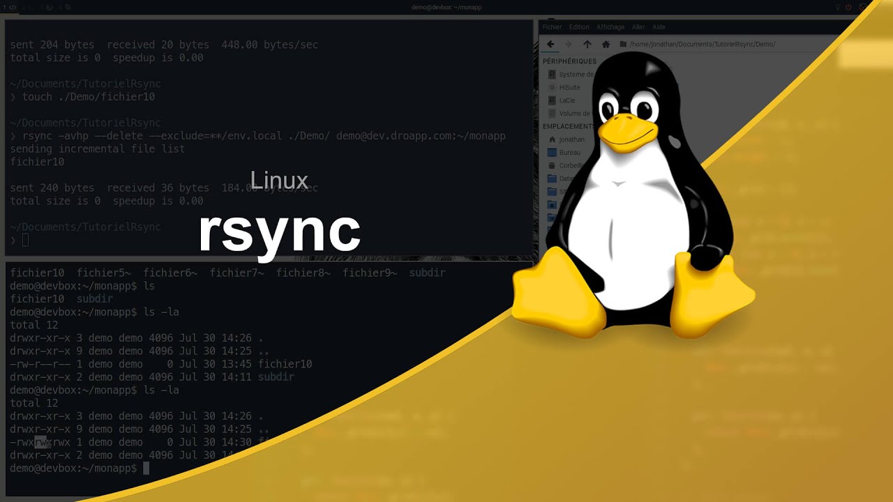 Mettre en place un serveur Web (9/28) : rsync