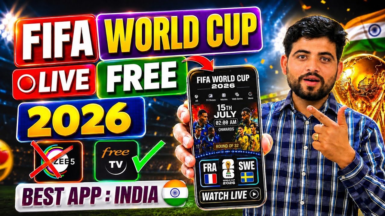 How To Watch Fifa World Cup 2026 For Free | How To Watch Fifa World Cup 2026 In India For Free