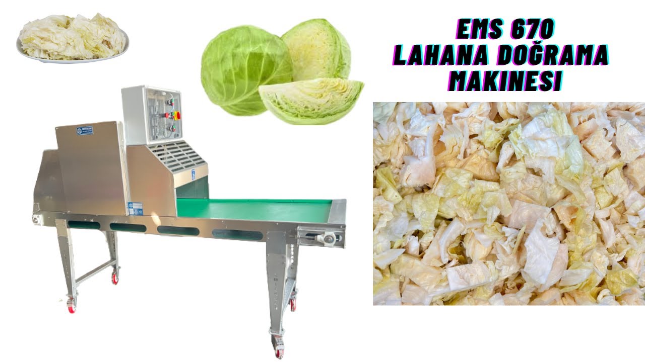 EMS 670 LAHANA DOĞRAMA MAKİNESİ