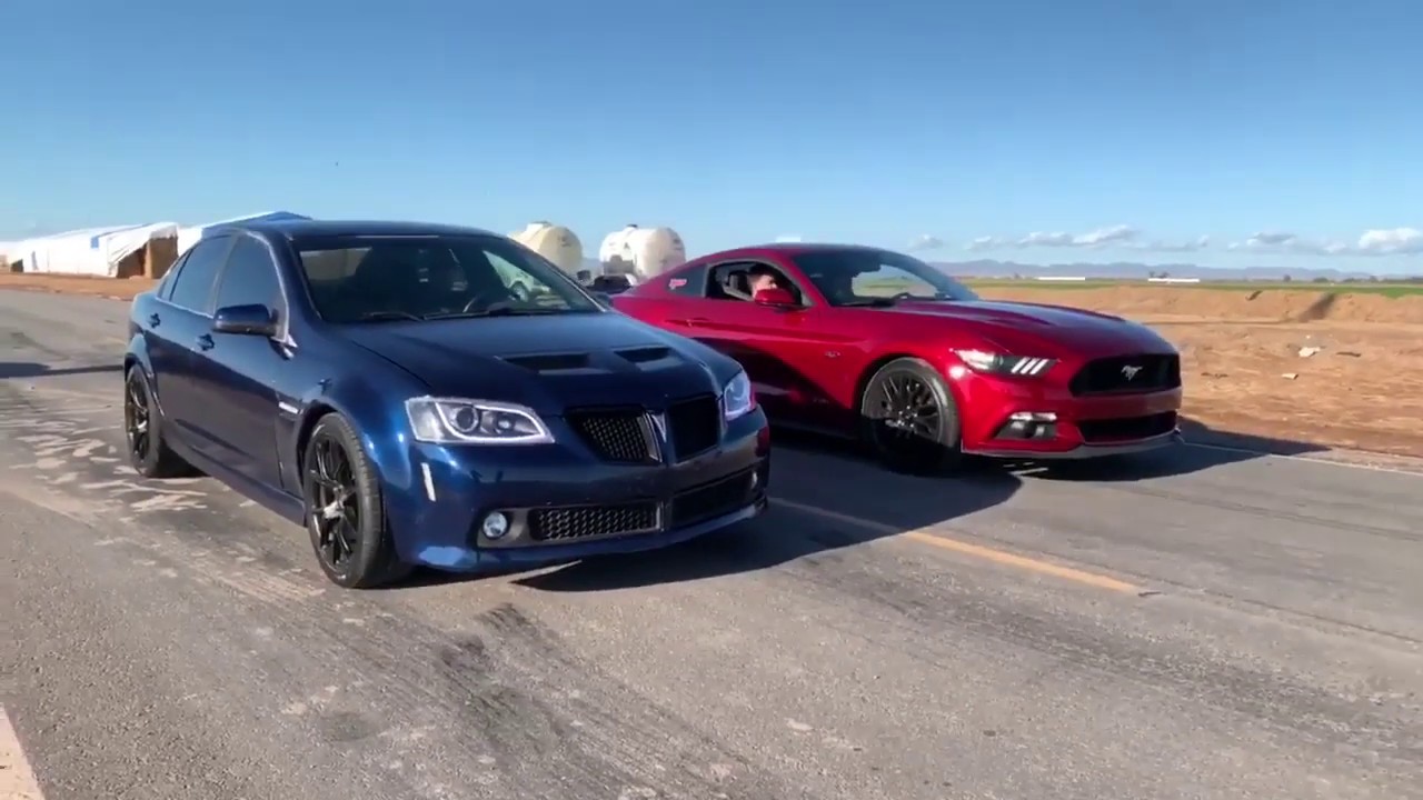 Pontiac G8 vs Mustang 5.0 TUNED |1320mx|