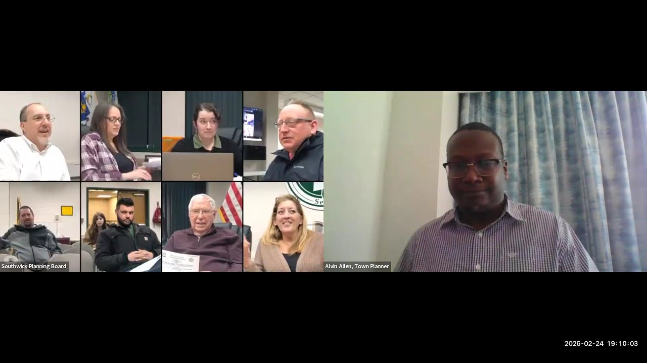 Planning Board Meeting February 24, 2026
