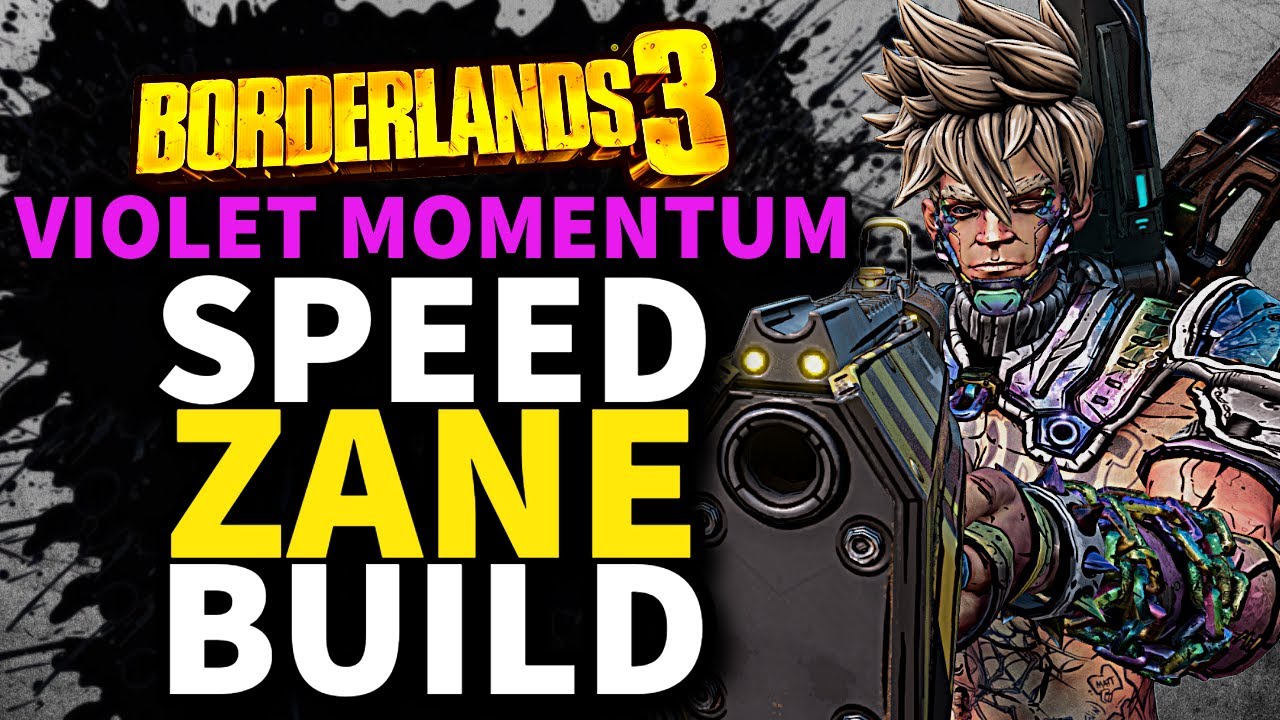 Borderlands 3 | The BEST Speed Zane Build | Violet Momentum | Level 72 Mayhem 11 | Save File
