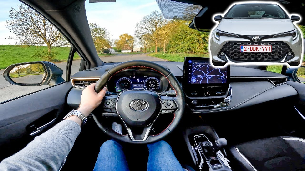Toyota Corolla 2023 POV test drive | Acceleration | Hybrid 1.8 GR Sport 140 hp