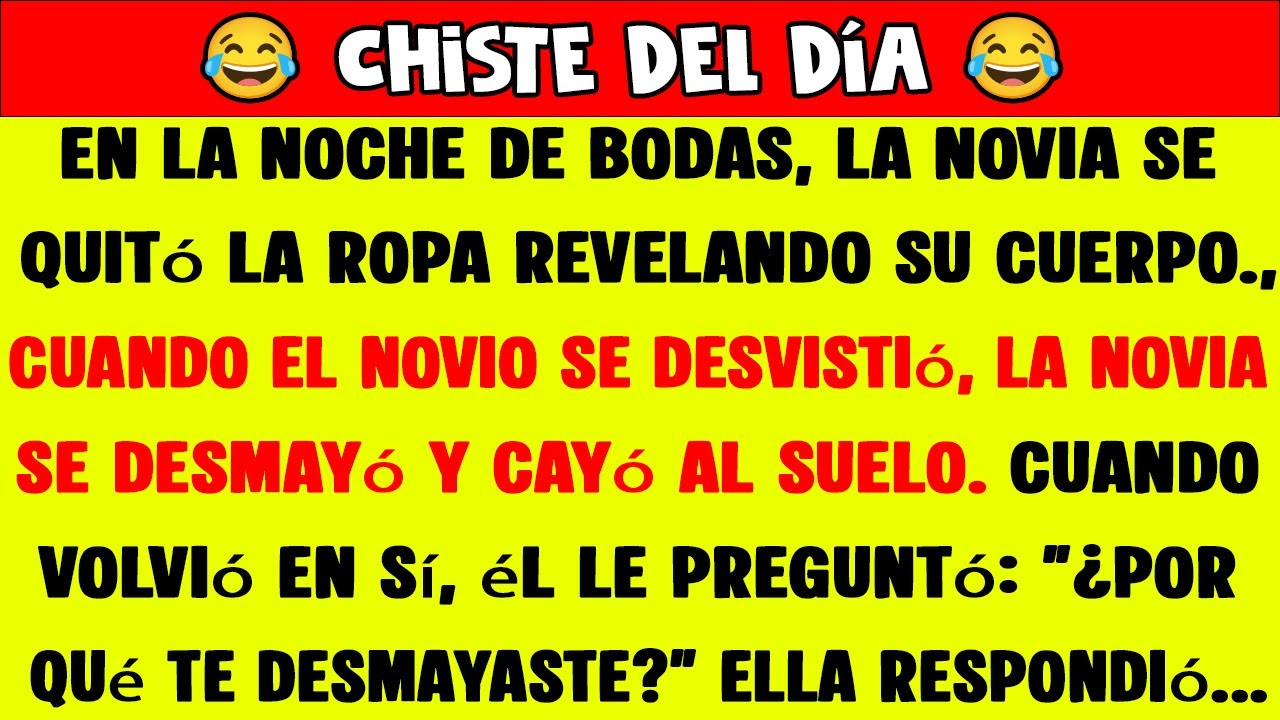 Chiste del día | La honestidad conduce a la noche de bodas más divertida