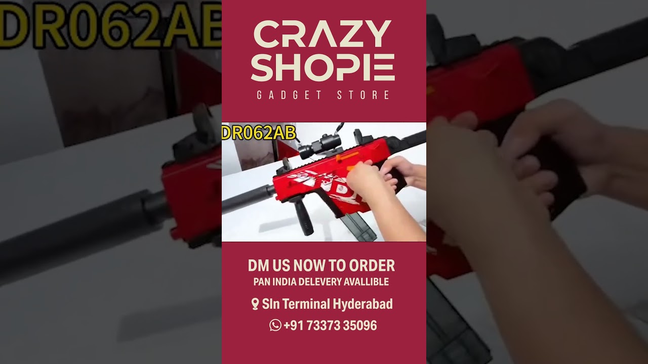 HANDI Submachine Gun: Safe Foam Blaster Toy | Crazy Shopie, Hyderabad