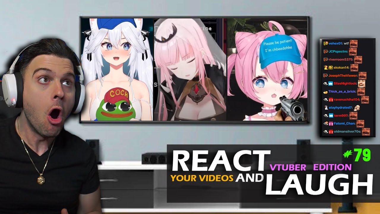 Reacting and Laughing to VTUBER clips YOU sent #79