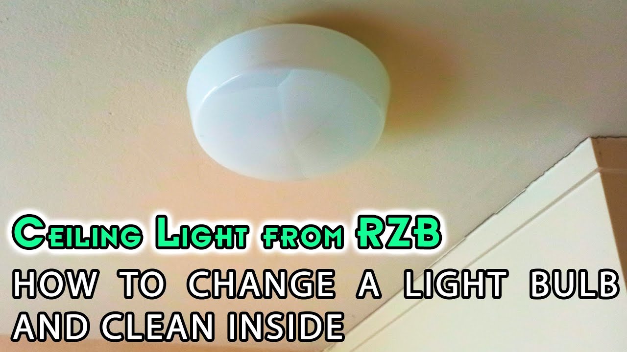 How to change a lightbulb in 30 seconds in RZB Lighting