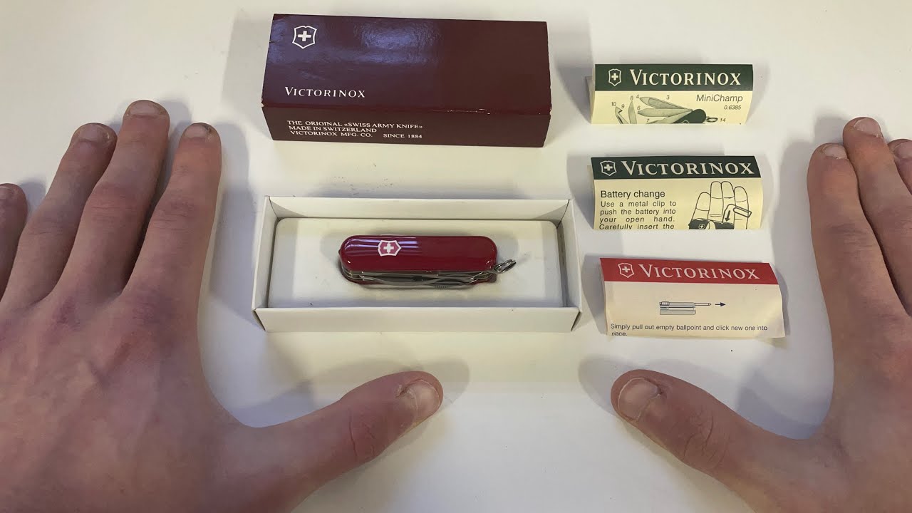 Unboxing ancien couteau Suisse 1998