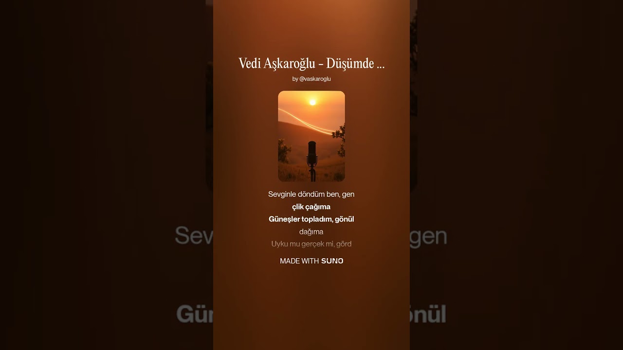 Vedi Aşkaroğlu - Düşümde Görmüştüm