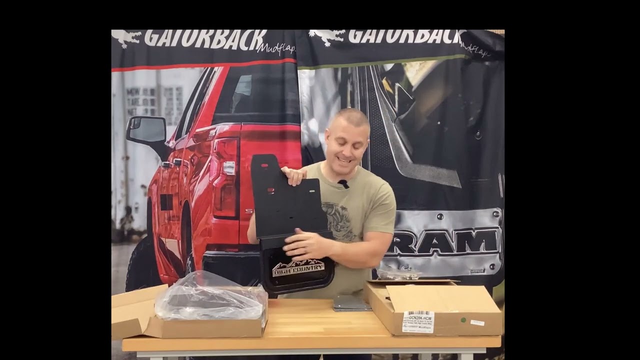 Gatorback Mud Flaps have 2 distinct style options when it comes to your Silverado 1500 pickup.