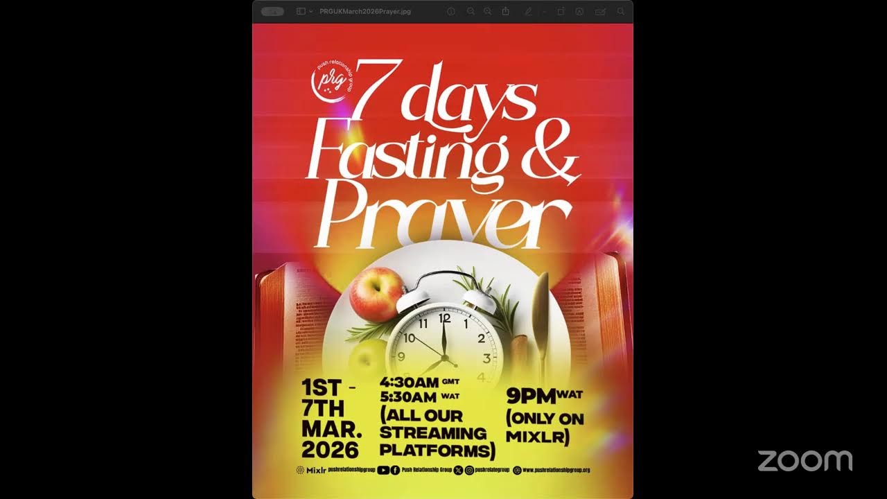 #MorningPUSHPrayers | Mar 1st 2026 | #PRG | #UncleSola | #PushRelationshipGroup