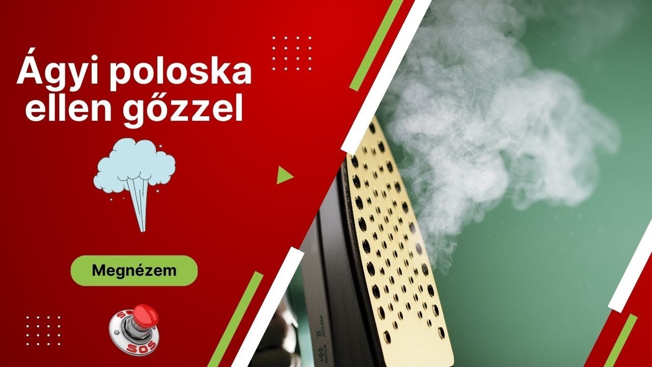 Ágyi poloska ellen gőzzel - soskartevostop.hu