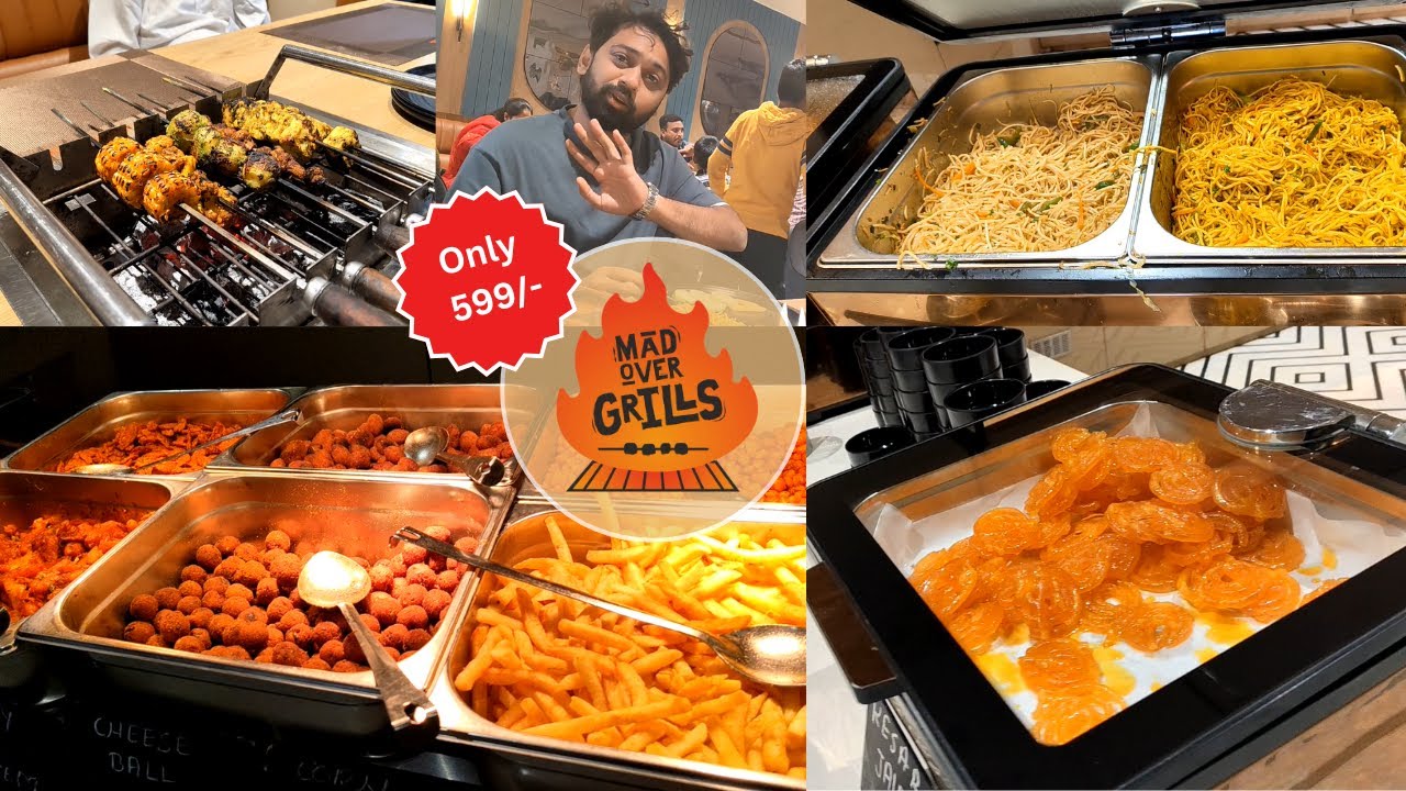 Mad Over Grills Hyderabad | Best Unlimited Veg Buffet At Rs. 599 | Best Veg Buffet In Hyderabad?