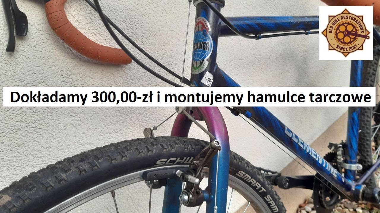 Cz.4 Jak zbudować gravela za grosze? Dokładamy kwotę 300,00-zł na hamulce tarczowe - czy to możliwe?