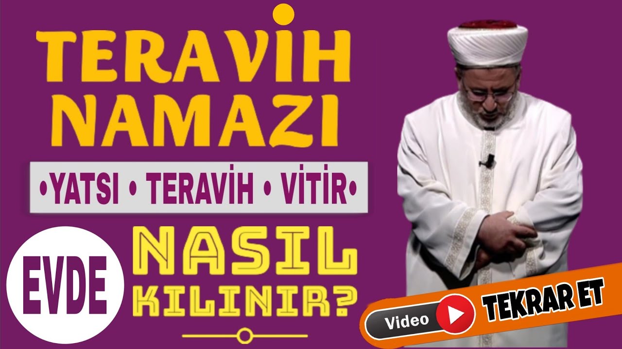 Yatsı, teravih ve vitir namazı nasıl kılınır? UYGULAMALI #teravihnamazı