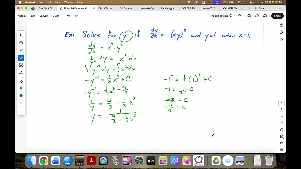 Calc BC Jan 16