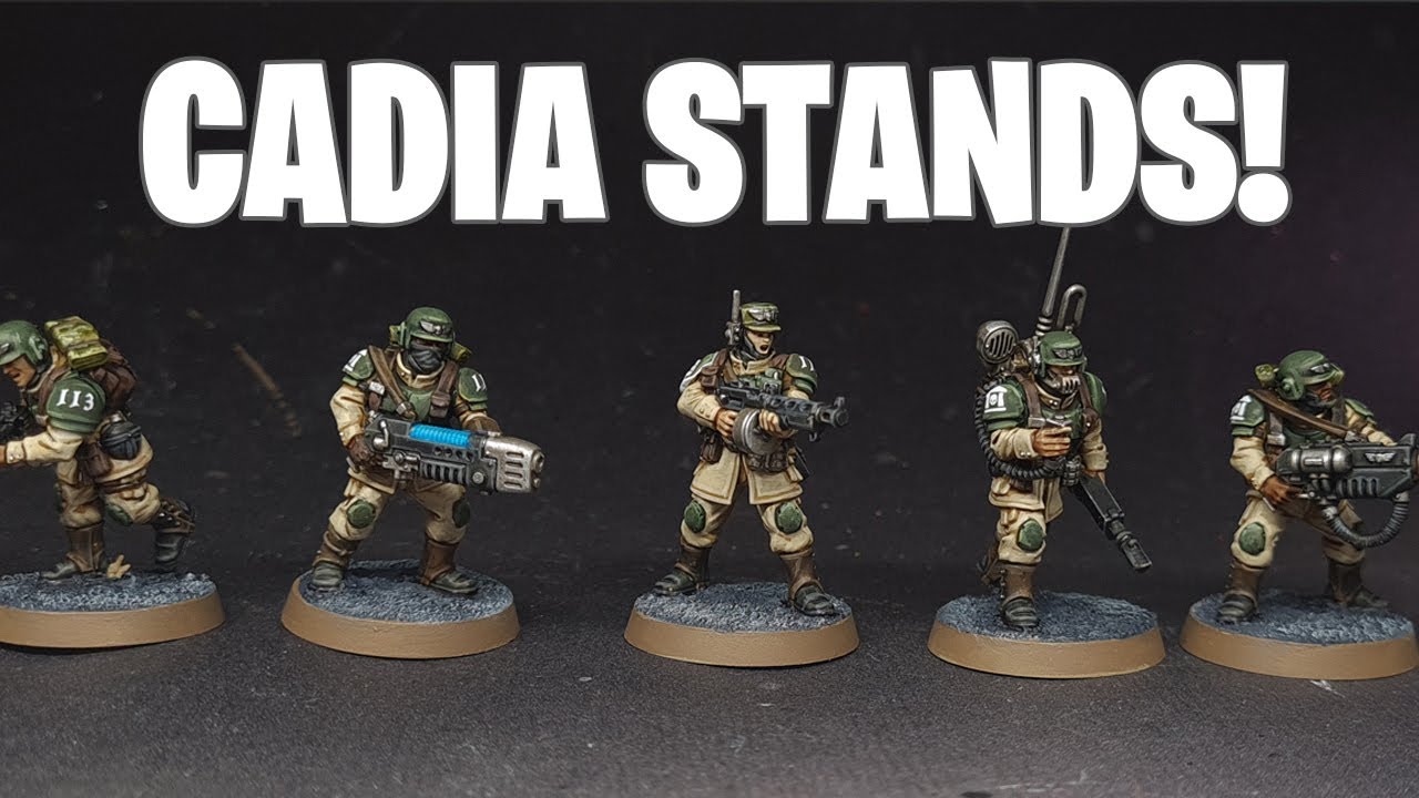 How to Paint New Cadian Shock Troopers