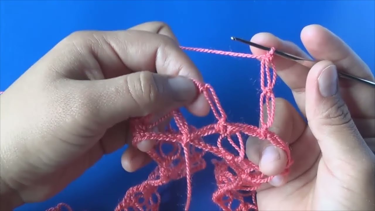 Blusa N° 1 tejido a crochet en punto ESPUMA DE MAR O NUDO DE SALOMÓN con motivos de flores.